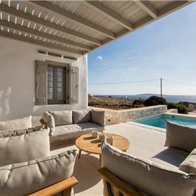 5 bedroom villa with pool near Aliki, Paros, sleeps 10